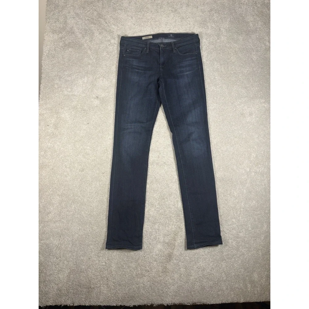 AG Adriano Goldschmied Jeans The‎ Stevie Slim Straight Dark Wash Womens Sz 26R